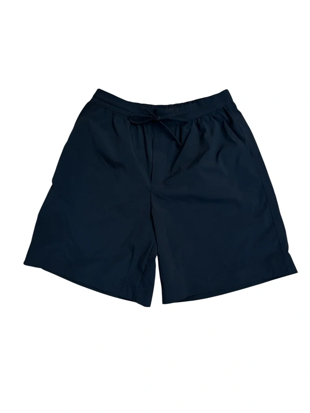 Athleta Black Pull On High Waist Bermuda Hiking Athleisure Shorts Size Small